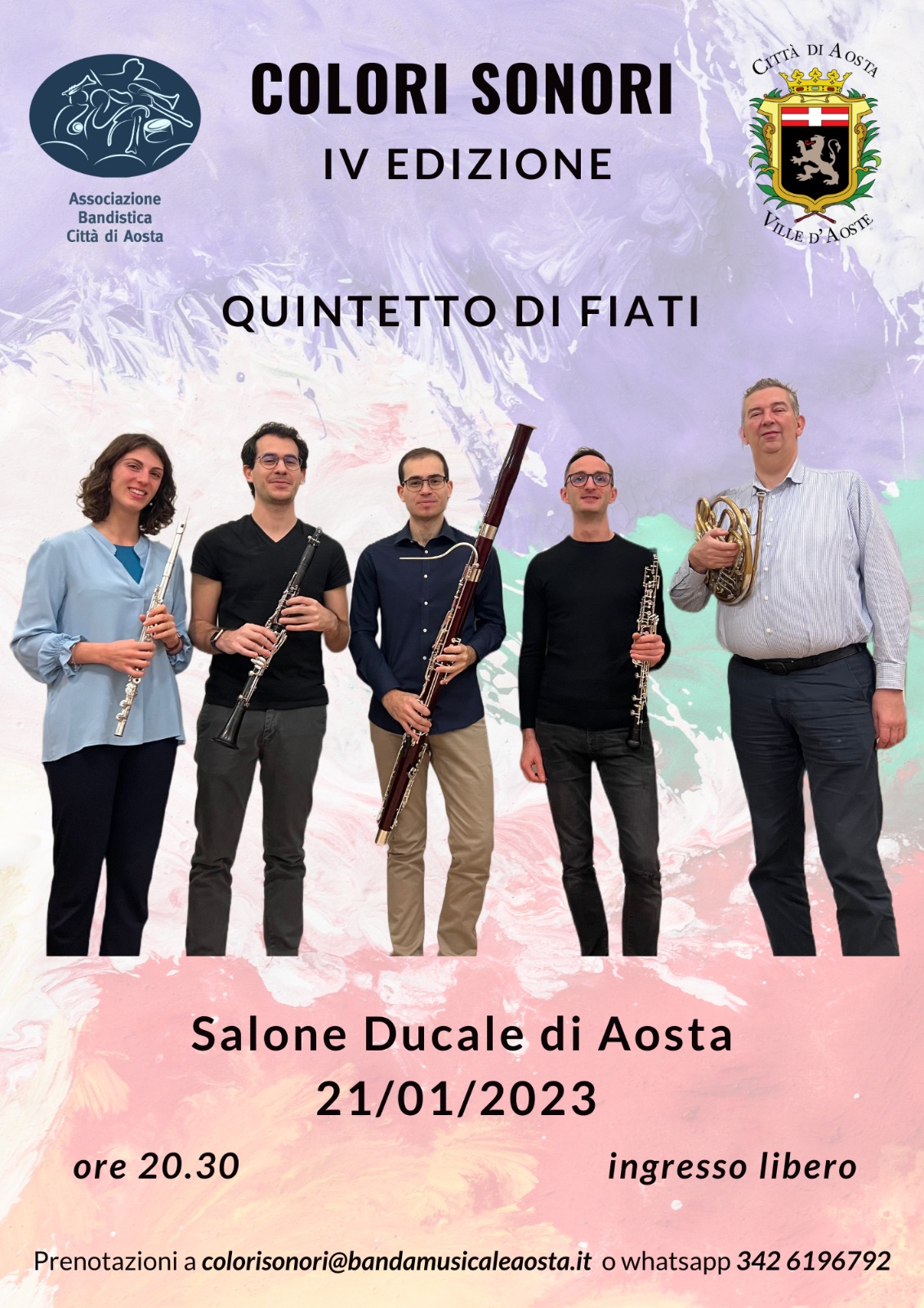 Quintetto Di Fiati A Colori Sonori 2023 - Bobine.tv