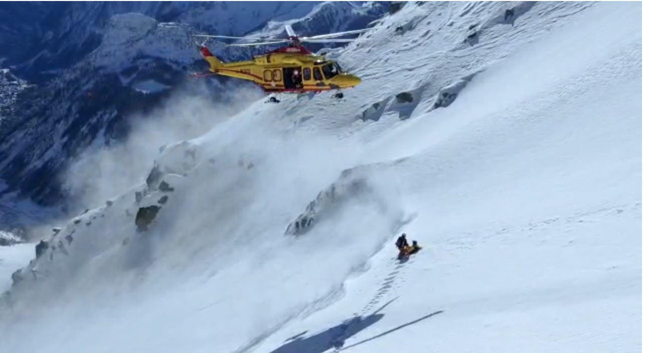 Freerider infortunato vicino a Skyway