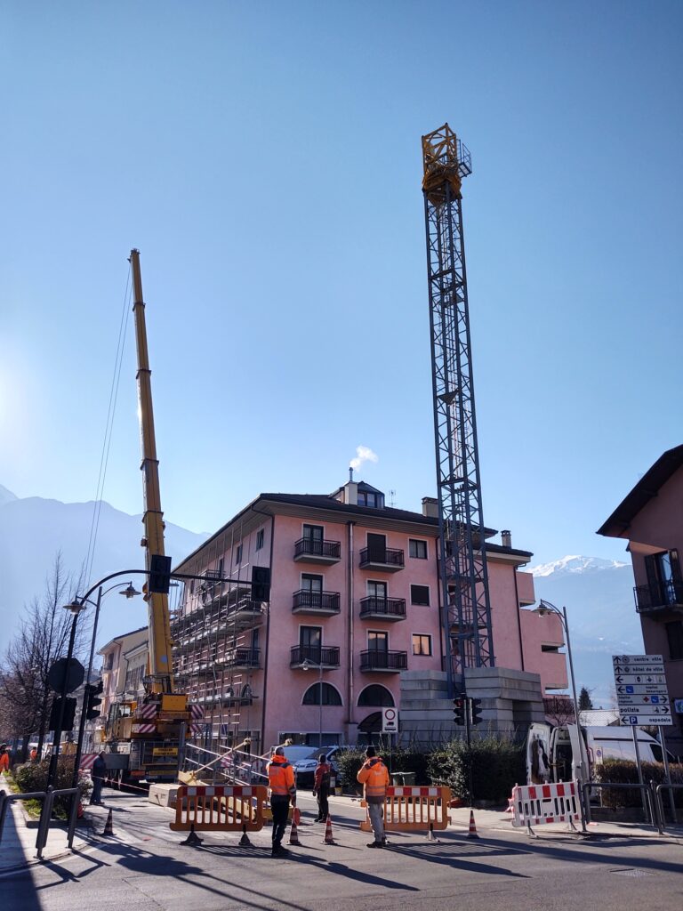 Aosta: chiuso temporaneamente un tratto di corso Padre Lorenzo
