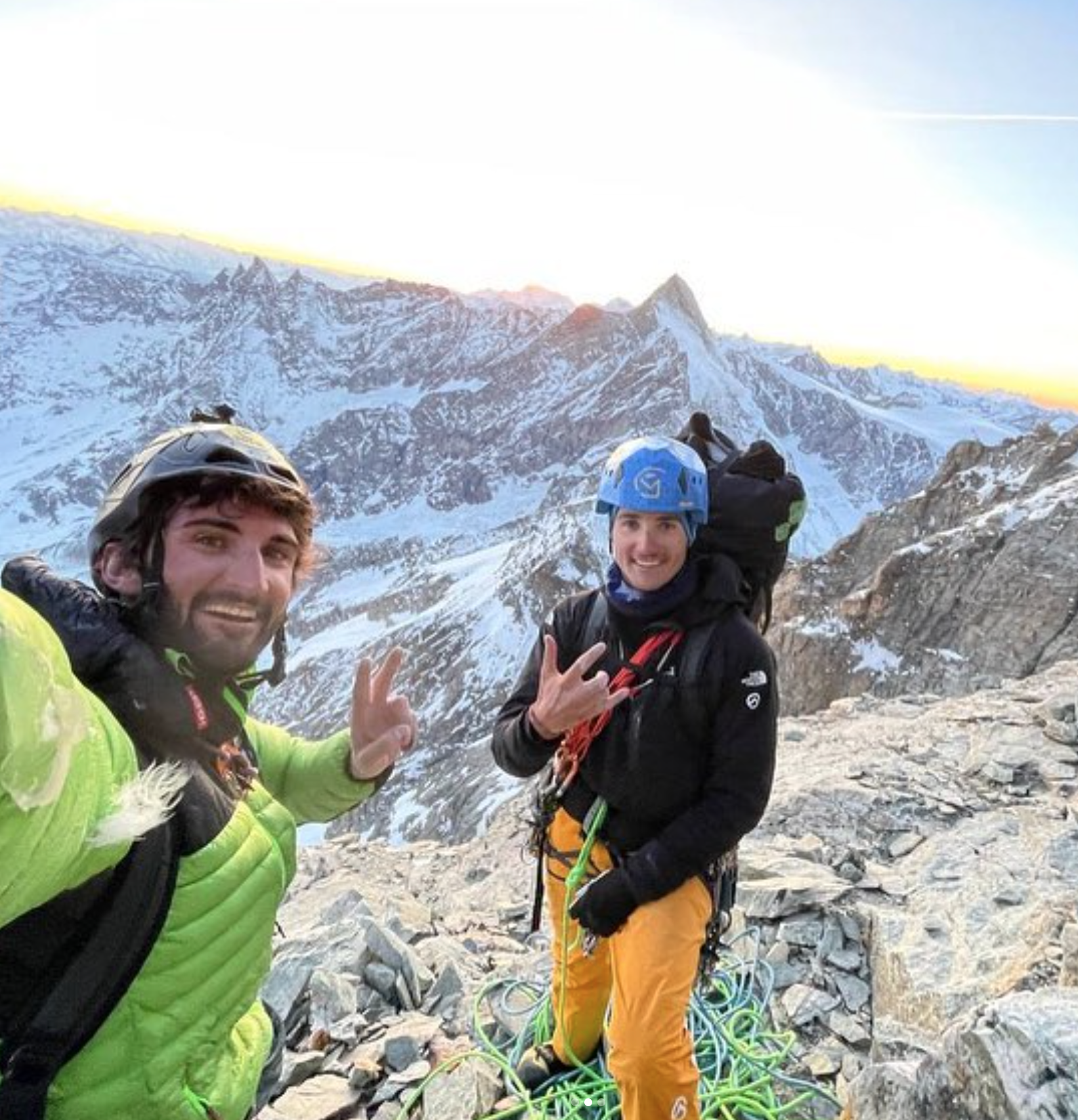 Via Diretta allo Scudo sul Cervino: 1a invernale e 1a ripetizione per Jerome Perruquet e Stefano Stradelli