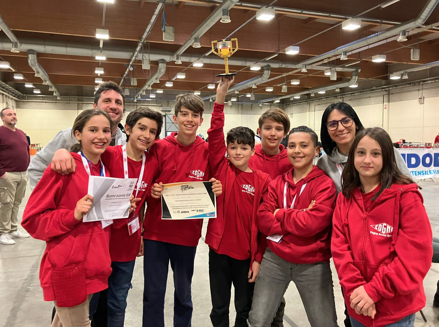 Lego League Challenge: allo Steel Team di Cogne Acciai Speciali il premio Stella Nascente