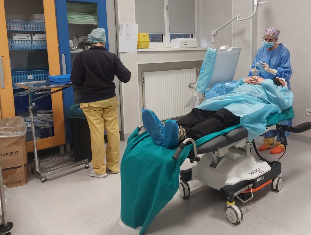 Ambulatorio chiurgico oculistico al Beauregard