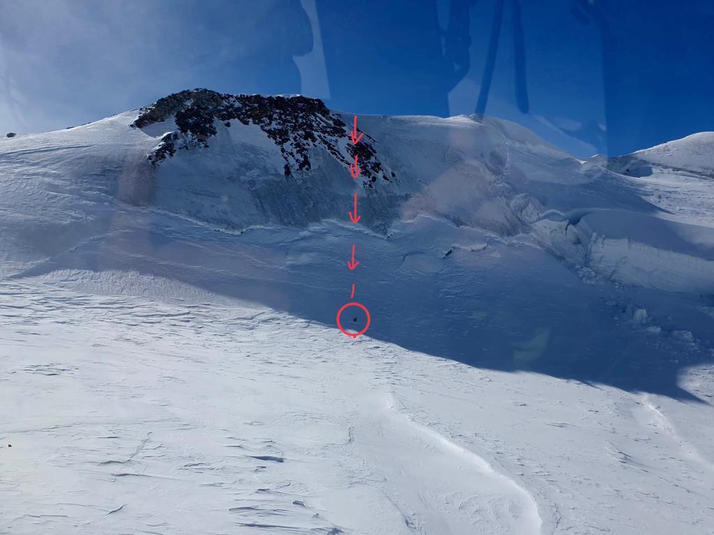 Scialpinista scivola per 200 metri Gressoney-La-Trinité