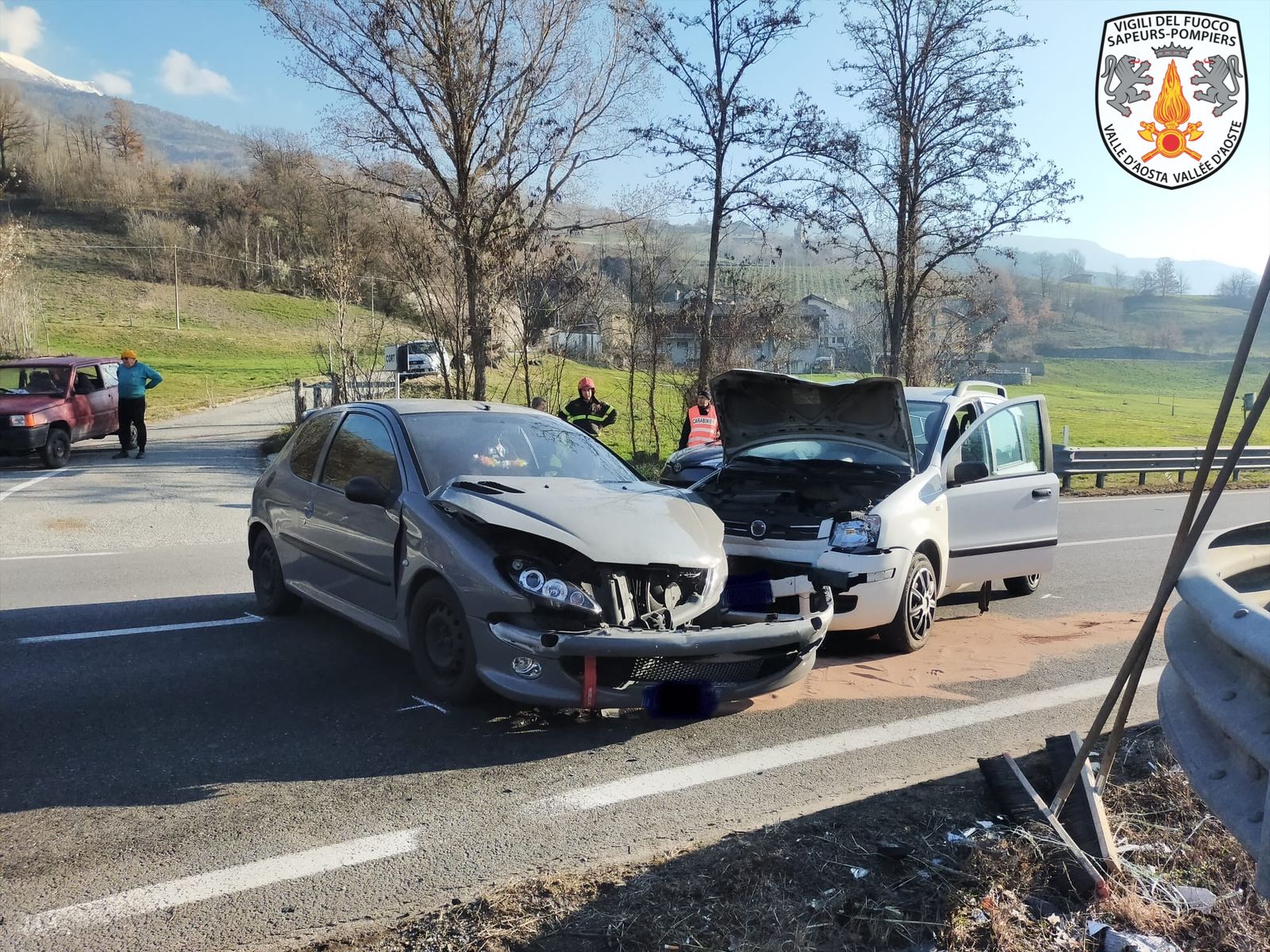 Incidente stradale a Verrayes
