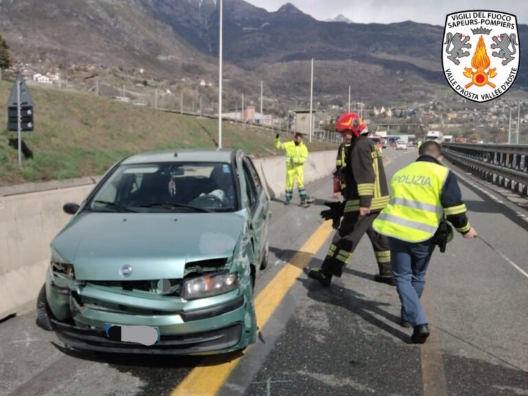 Châtillon: incidente in autostrada