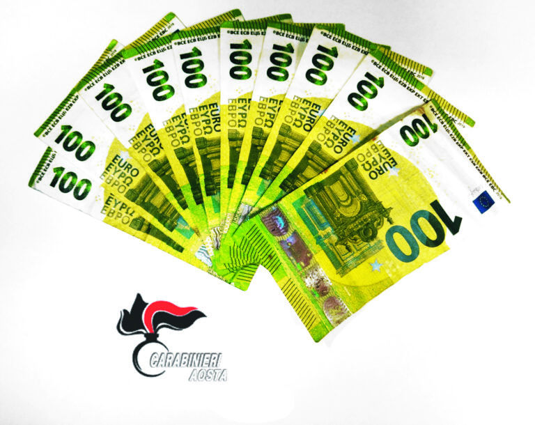 Banconote false da 100 euro circolano in Valle