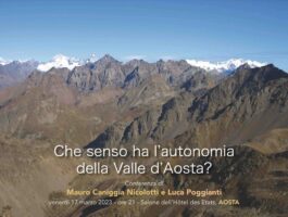 Una conferenza sull\'autonomia in VdA