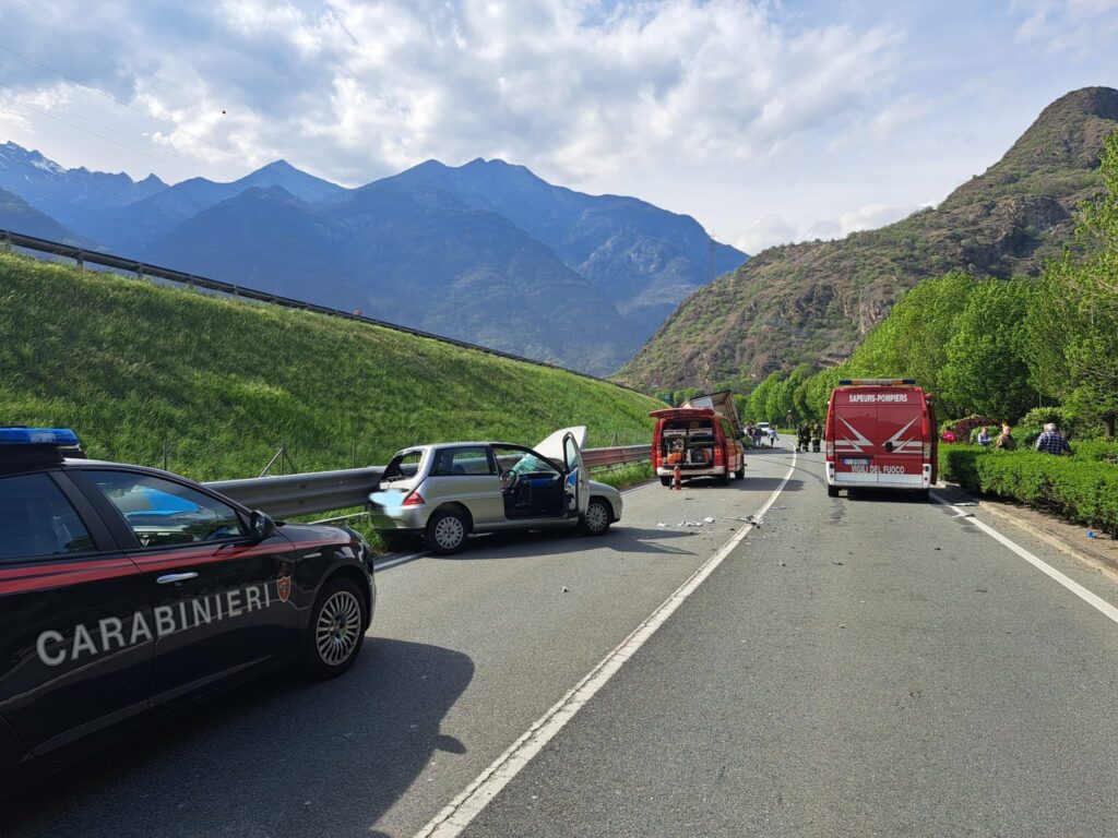 Incidente Verres autovettura
