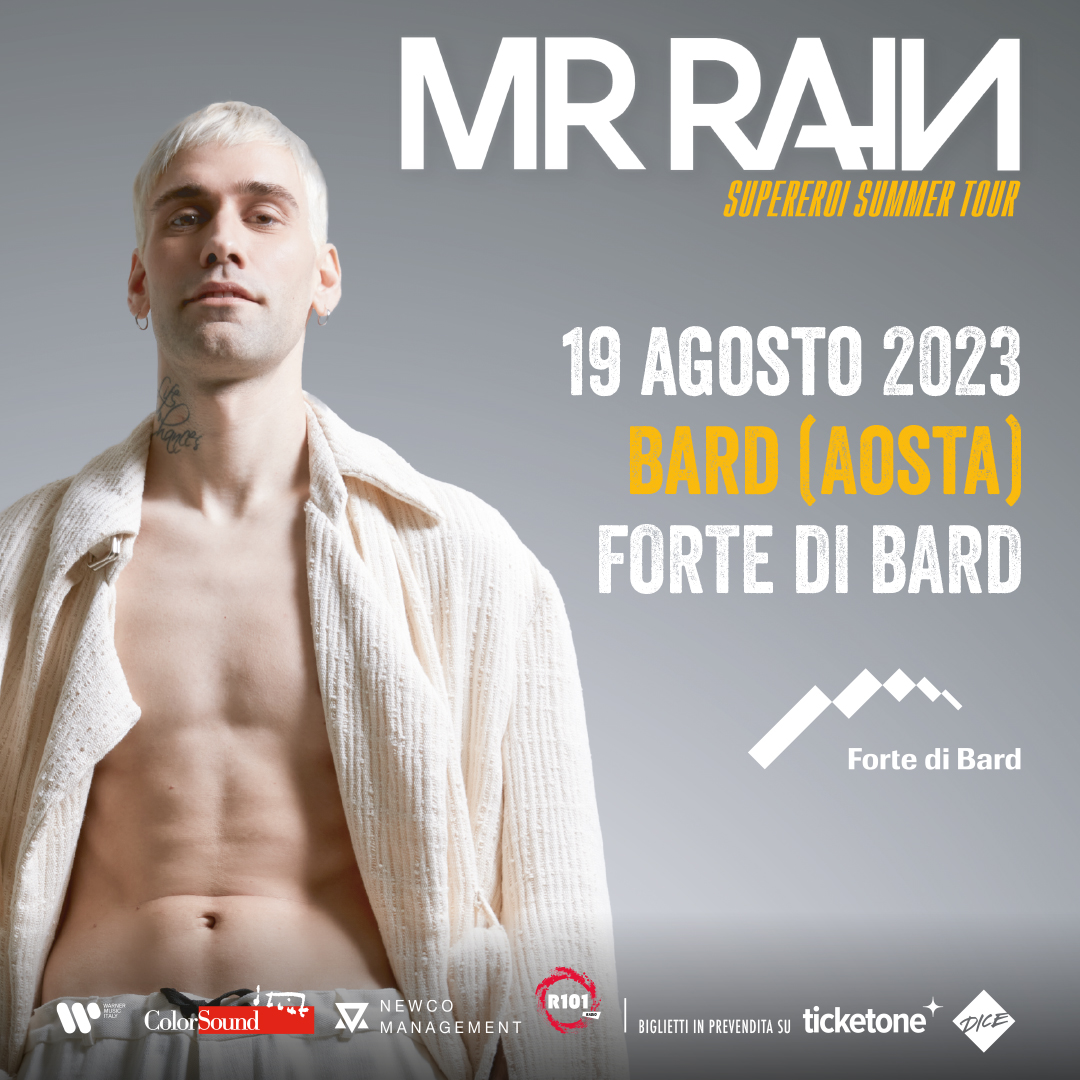 Mr Rain fa tappa al Forte di Bard - bobine.tv