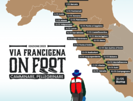 Via Francigena on foot: una camminata per sensibilizzare a corretti stili di vita