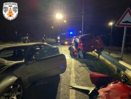 Incidente stradale fra Aosta e Sarre