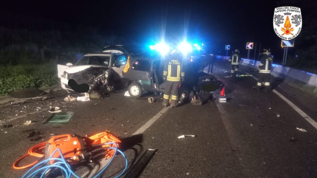 Incidente stradale Sarre