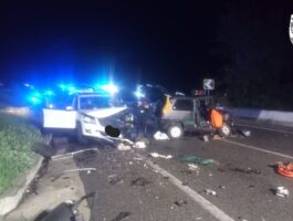 Incidente stradale, nella notte, a Sarre