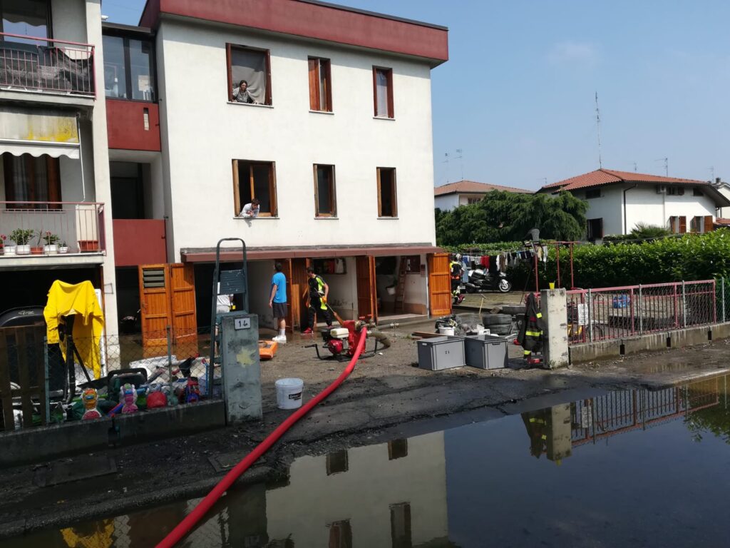 Emilia Romagna vigili del fuoco protezione civile alluvione