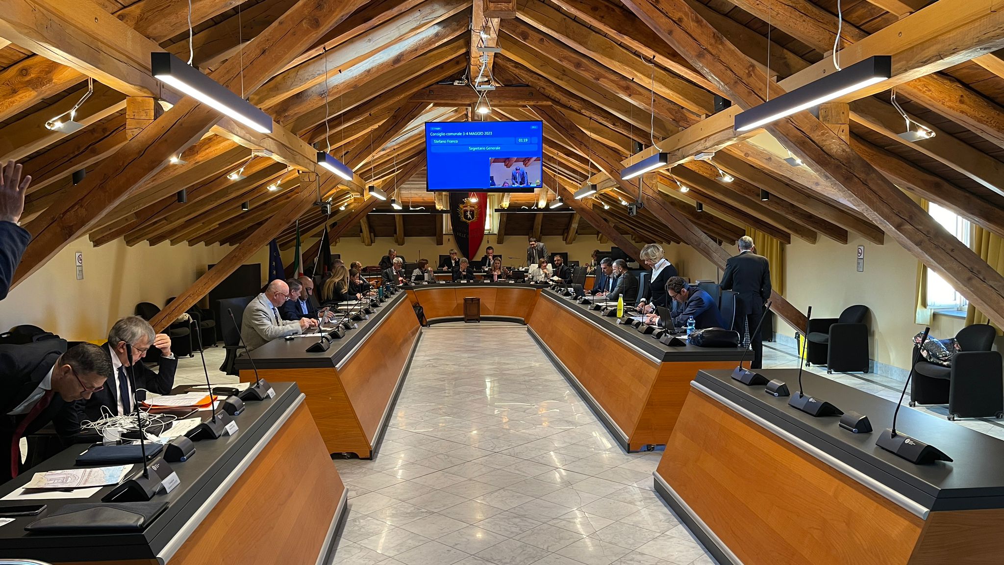 Consiglio comunale ad Aosta il 3 e 4 maggio 2023