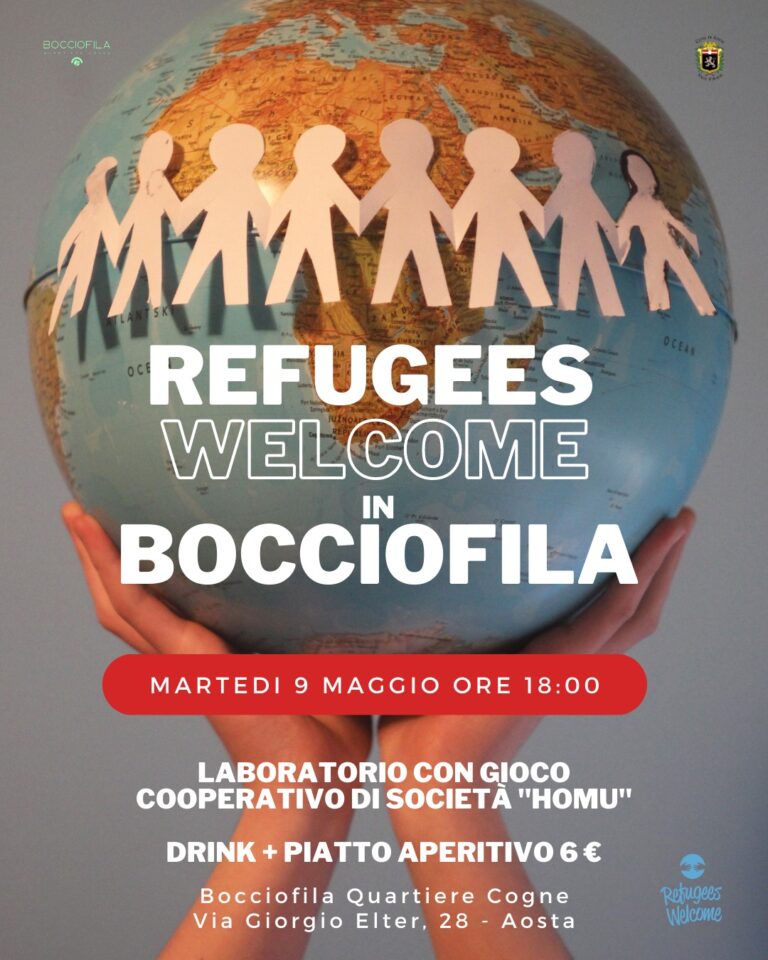 Ad Aosta, un laboratorio per conoscere l'associazione Refugees Welcome