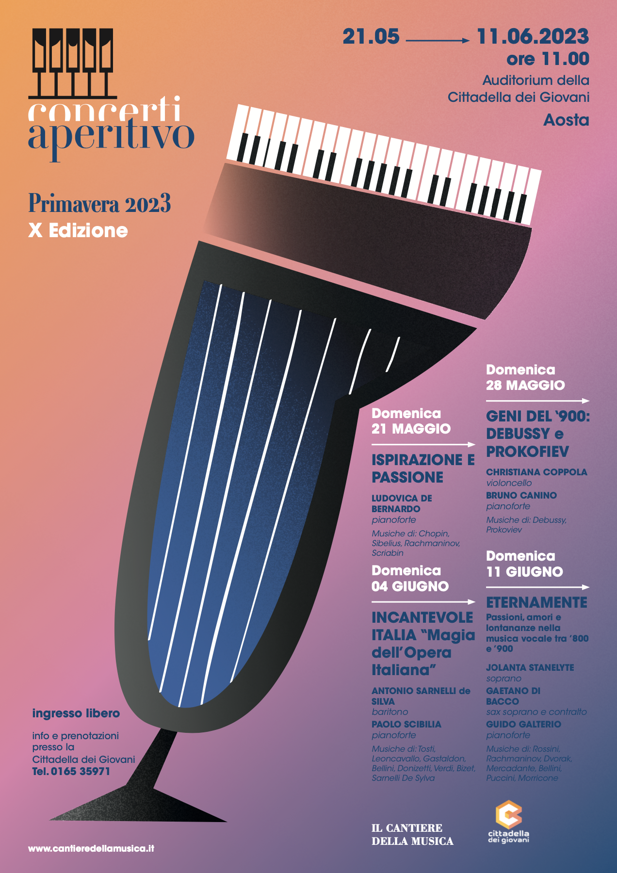 Concerti Aperitivo di primavera 2023