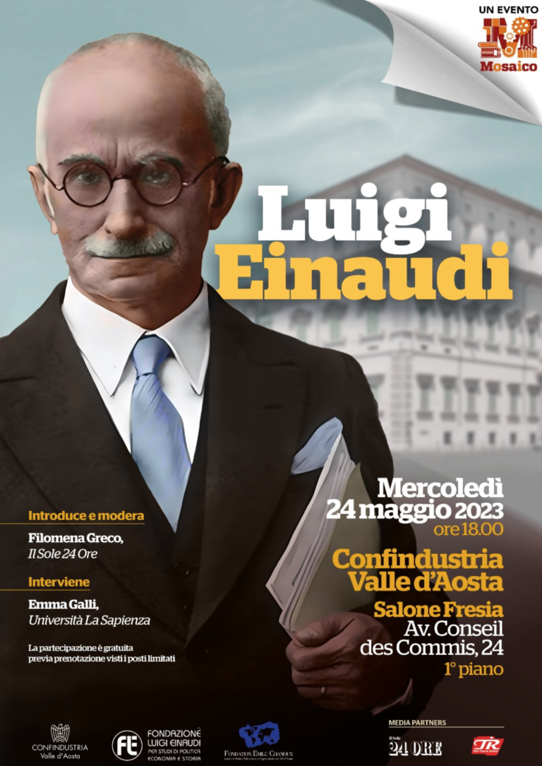 Un convegno su Luigi Einaudi