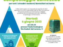 Ad Aosta, un corso di compostaggio domestico gratuito