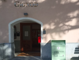 Anche alla Biblioteca di Gignod una book box per restituire i libri 24h/24