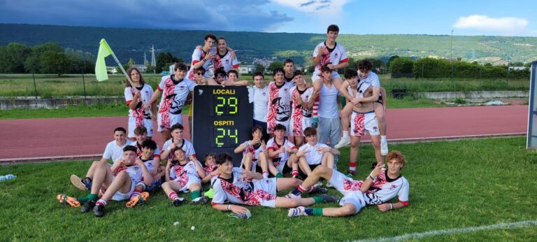 Rugby: l'under 17 dello Stade Valdôtain 1° al trofeo Mari e Monti