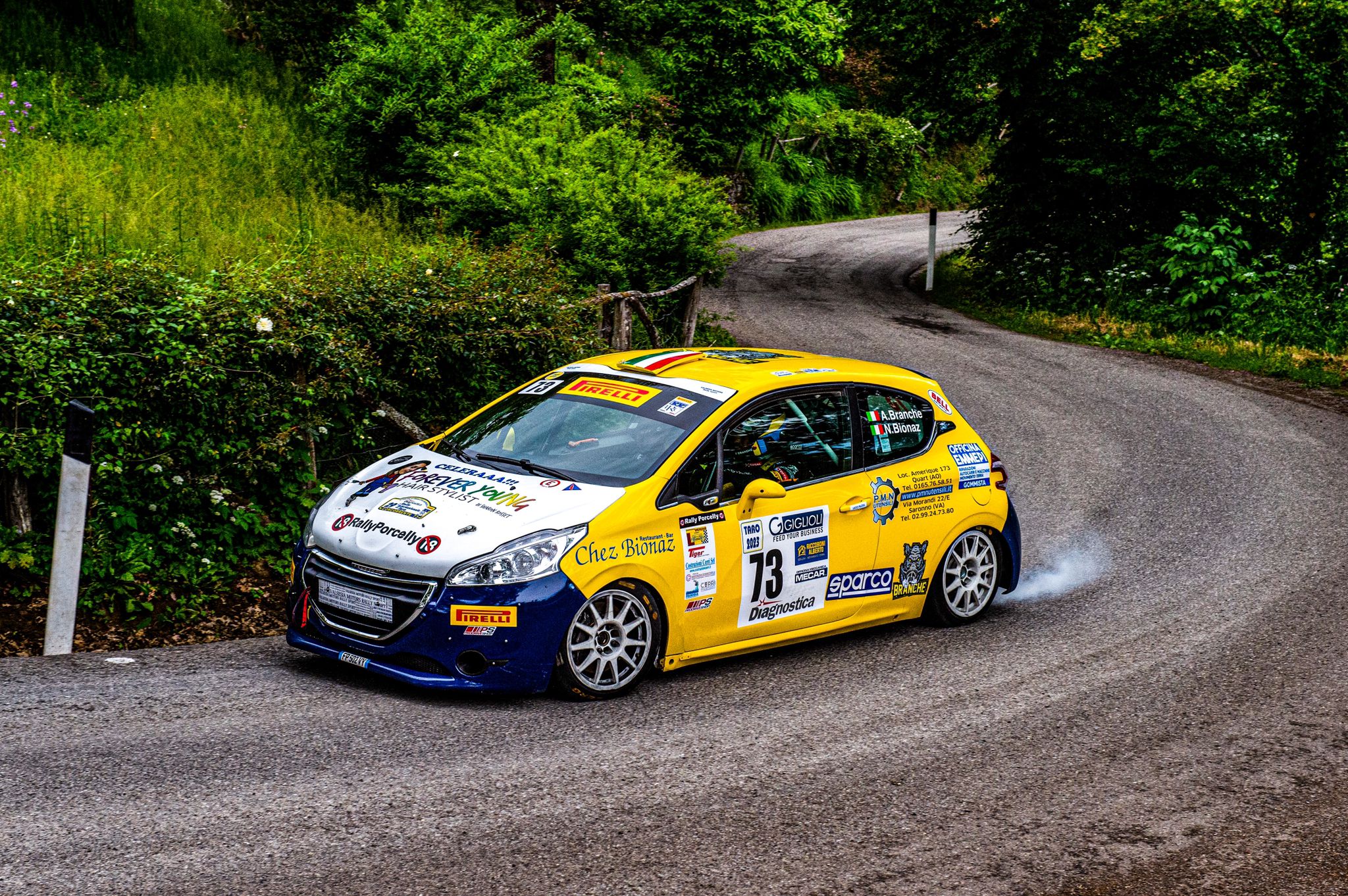 Alberto Branche e Nadir Bionaz 29esimi al Rally del Taro