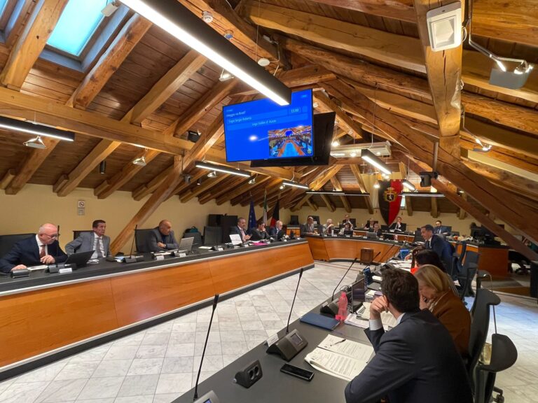 Consiglio comunale ad Aosta il 24 e il 25 maggio 2023