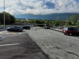 Aosta: aperto il nuovo parcheggio in via Clavalité