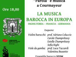 A Courmayeur, la musica barocca in Europa