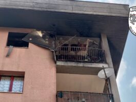 Aosta: incendio in un appartamento