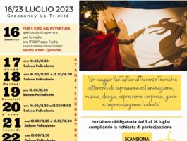 A Gressoney-La-Trinité uno stage di teatro per ragazzi