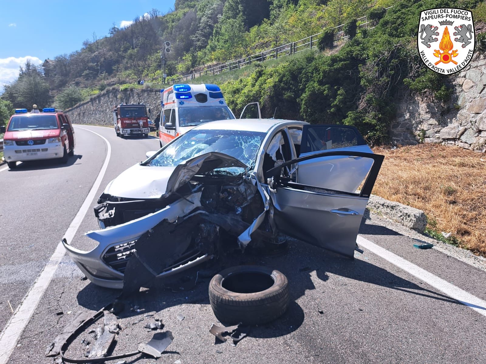 Incidente stradale a Saint-Denis
