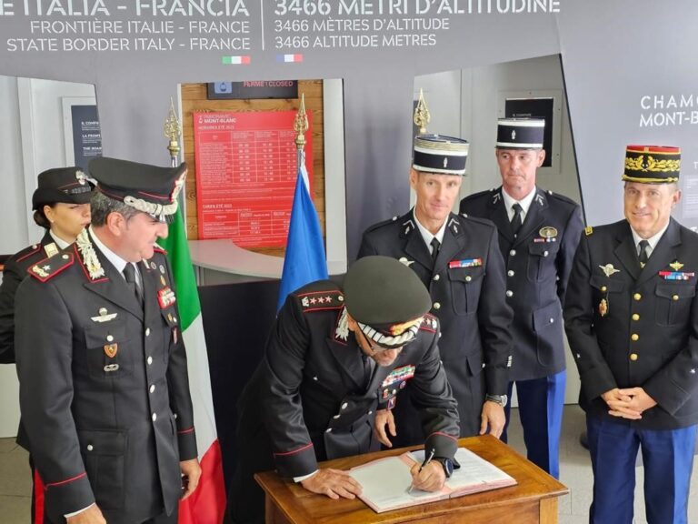 Courmayeur-Chamonix: un accordo fra Carabinieri e Gendarmerie