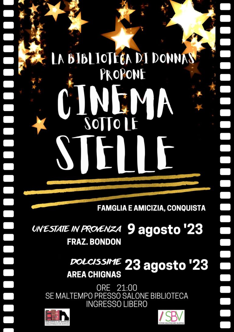 A Donnas, la rassegna Cinema sotto le stelle