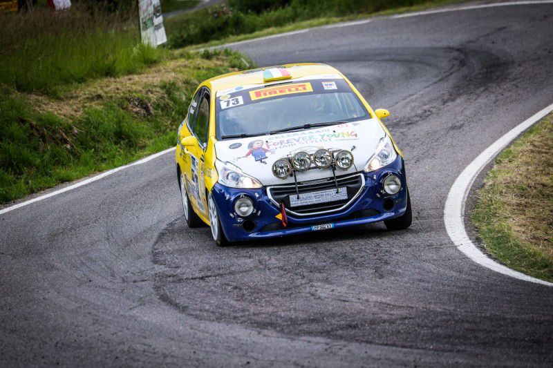 Alberto Branche e Nadir Bionaz al 43° Rally del Casentino