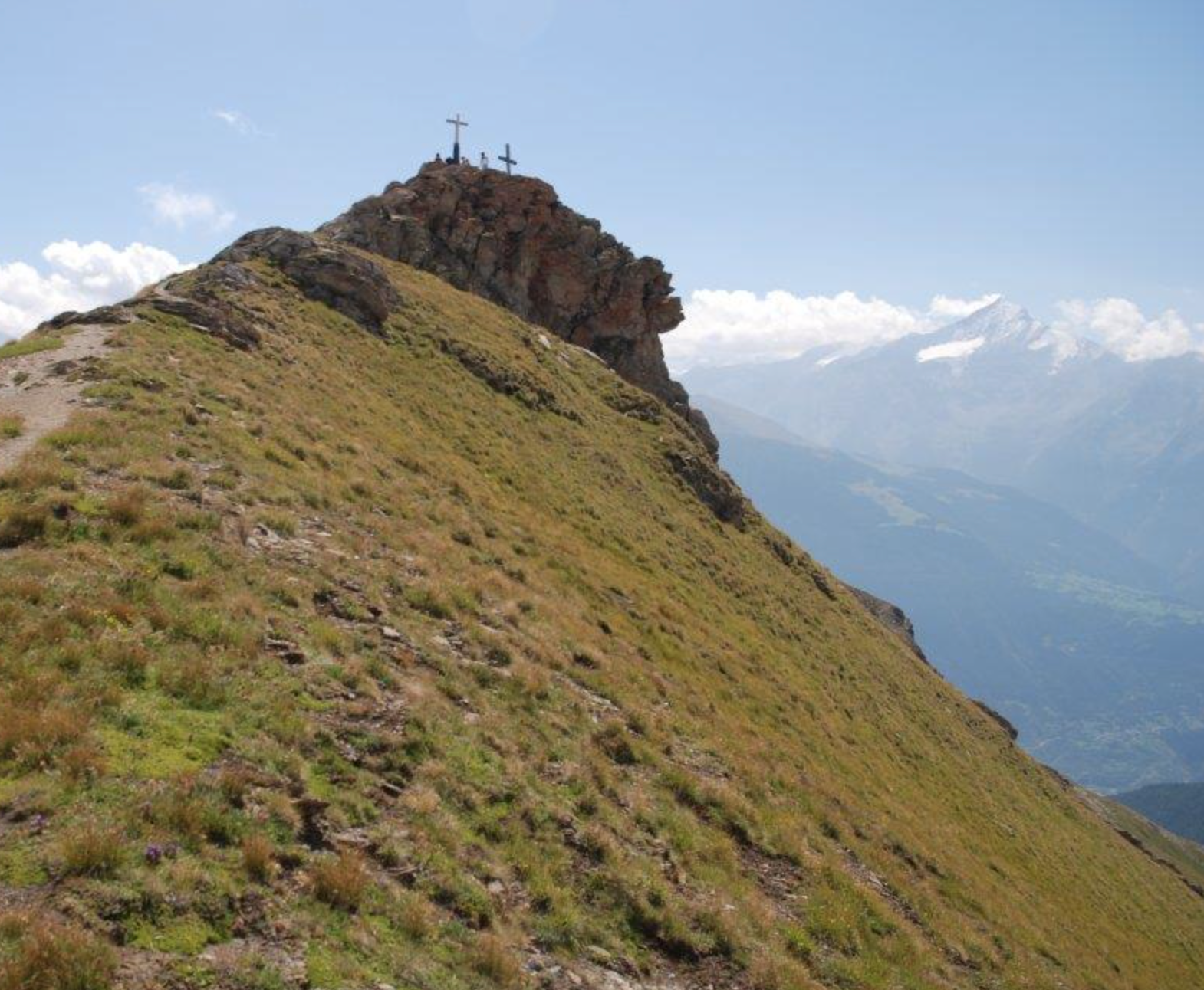 Salita a Punta Chaligne con gli Alpini