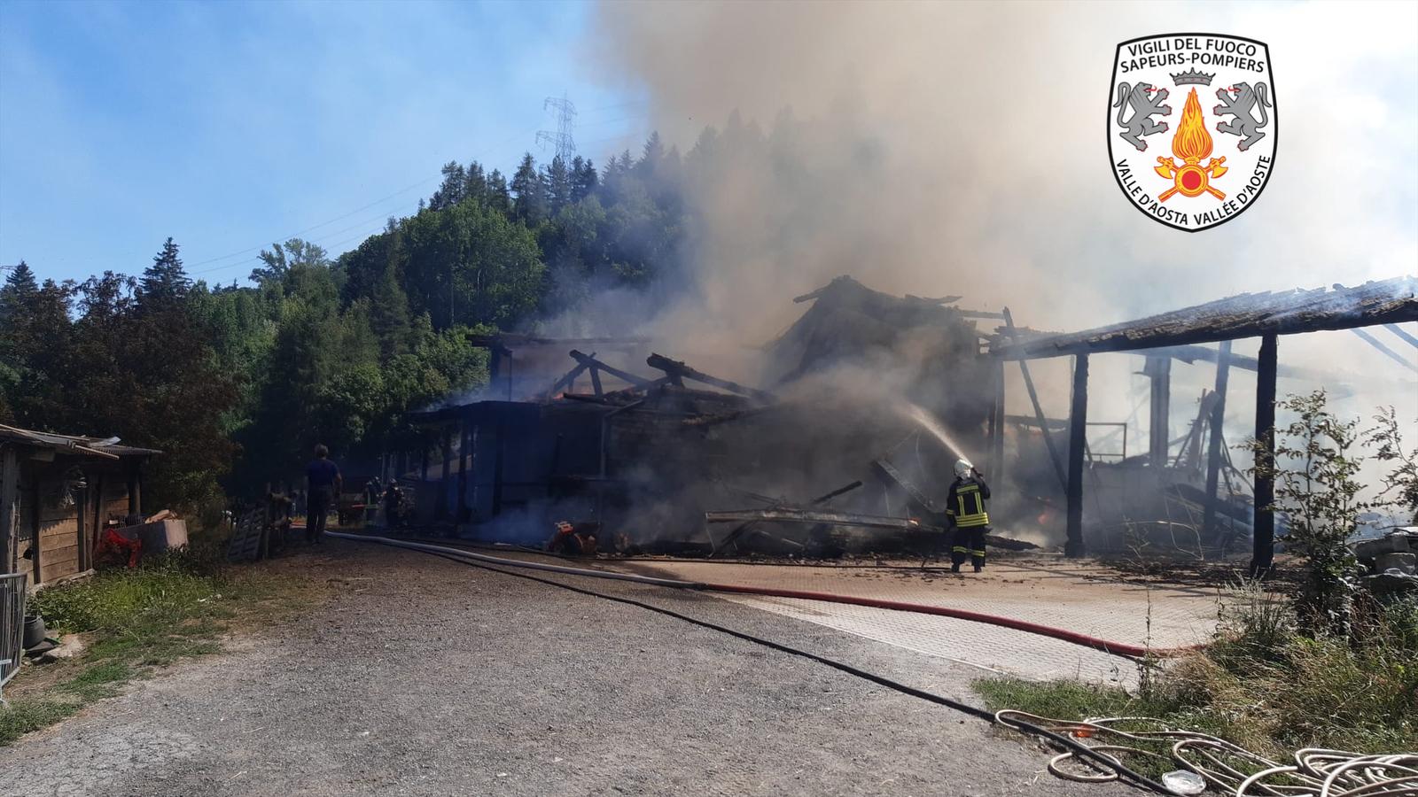 Morgex: una raccolta fondi per sostenere l’azienda agricola andata in fiamme