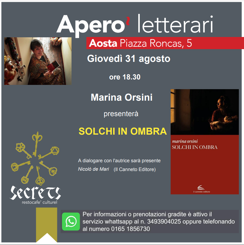 Marina Orsini presenta Solchi in Ombra