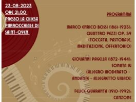 A Saint-Oyen, un concerto di organo con Carlo Montalenti