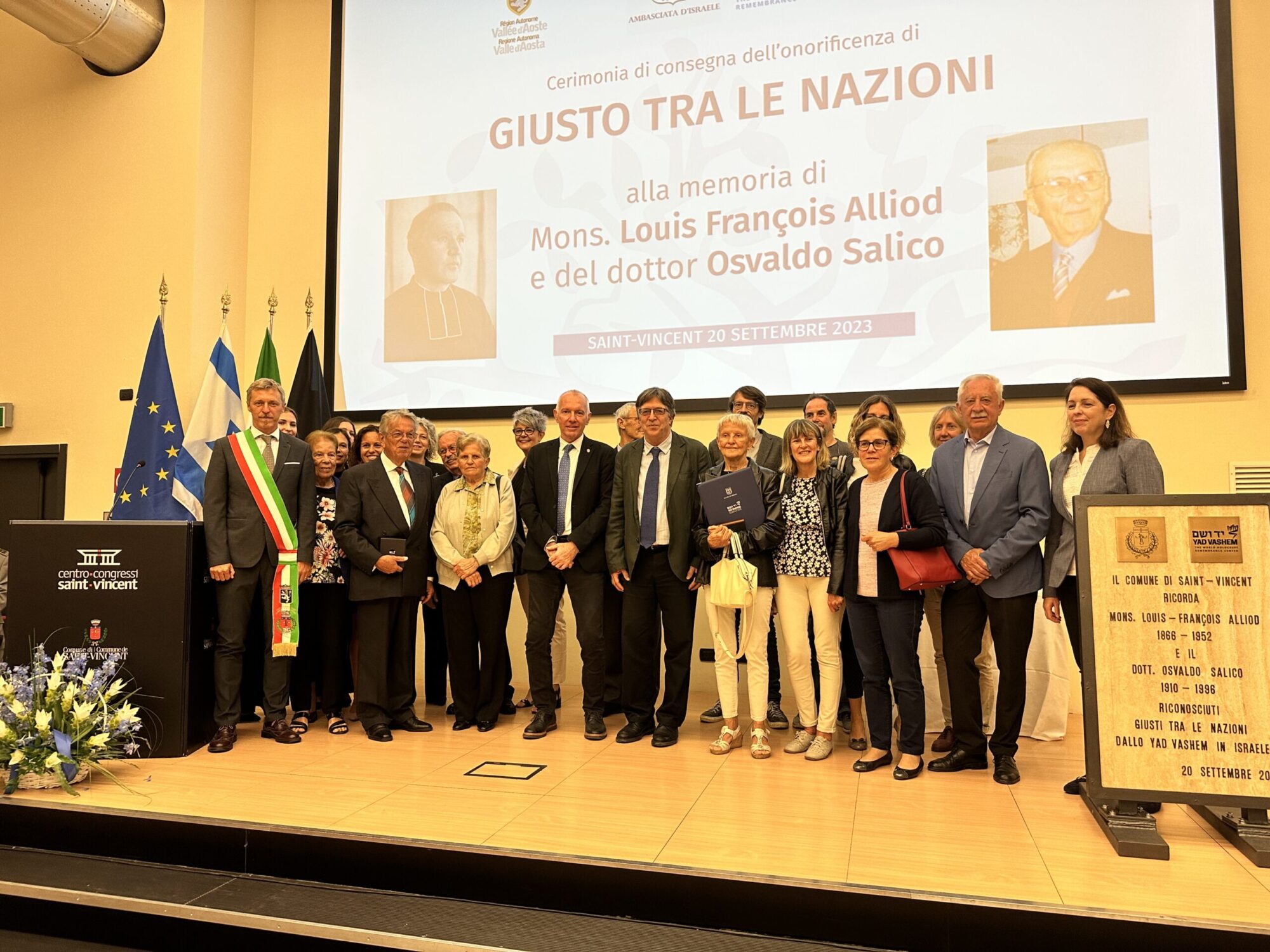 Louis François Alliod e Osvaldo Salico Giusto tra le nazioni