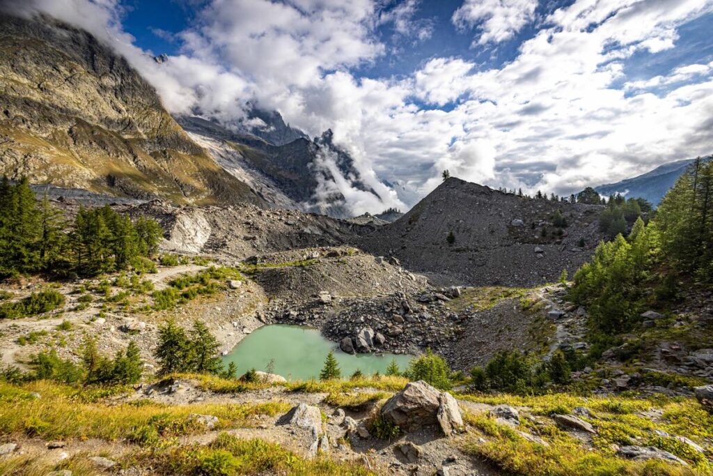 The Miage Glacier