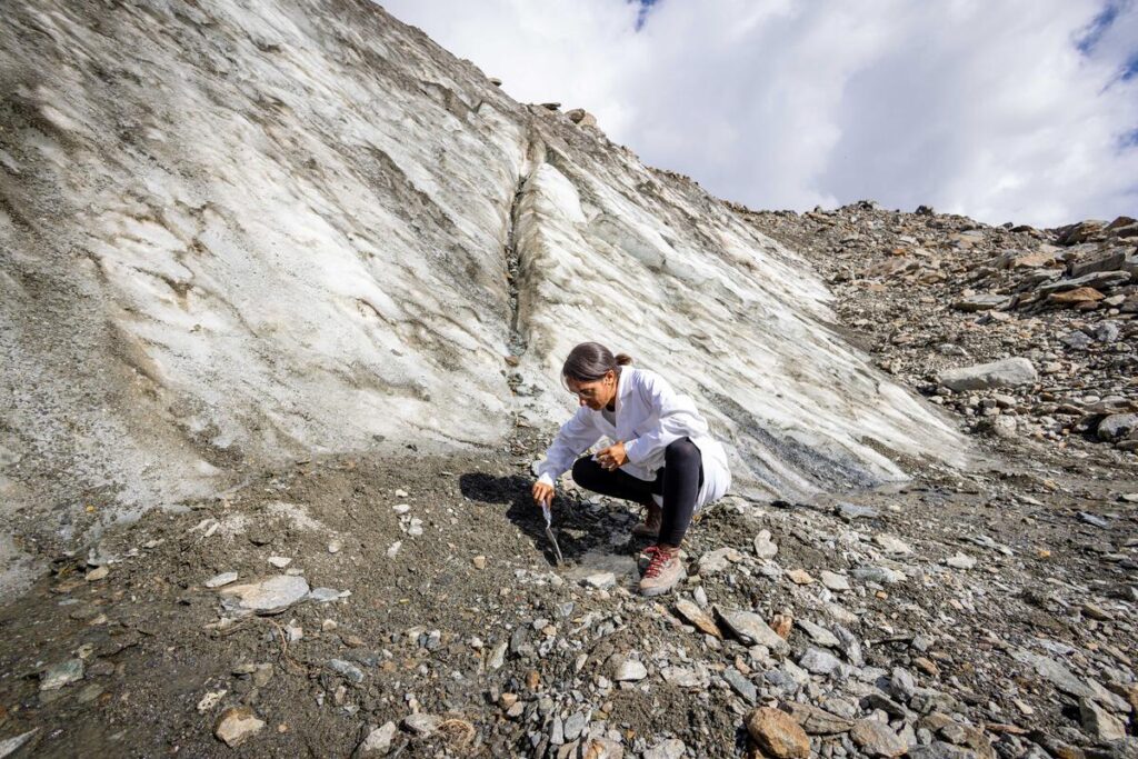 The Miage Glacier