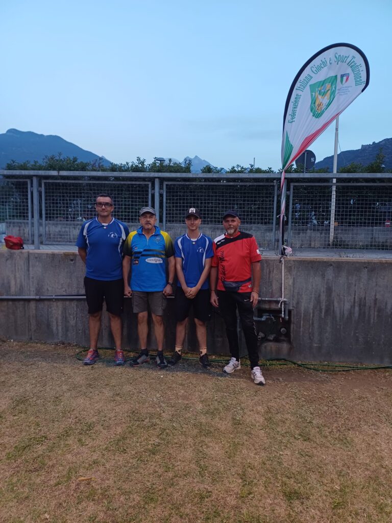 Valle d'Aosta in podio al Campionato italiano di Palet Piastrelle