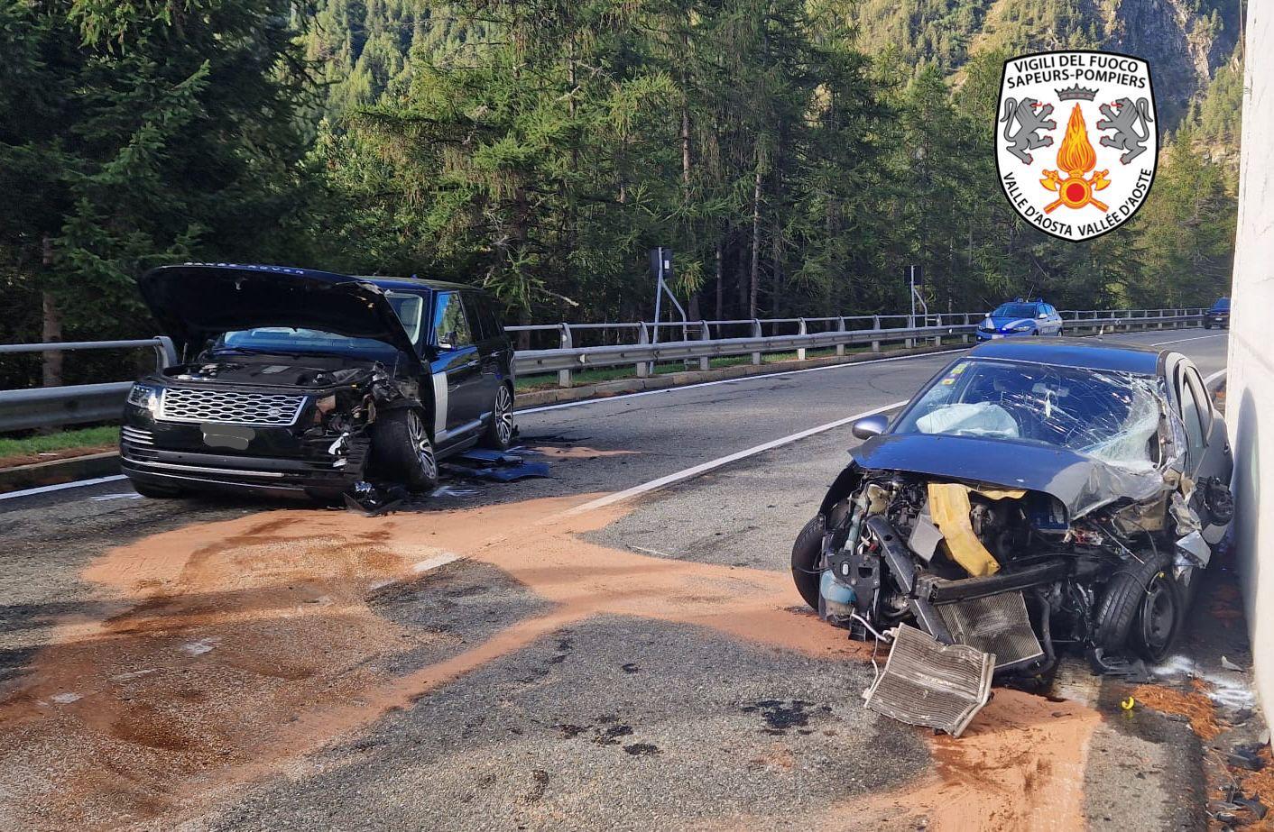 Incidente stradale a Bosses