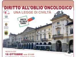 Una serata di approfondimento sul diritto all\'oblio oncologico