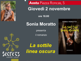 Ad Aosta, Sonia Moratto presenta il suo ultimo romanzo