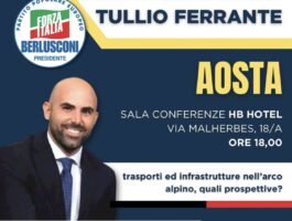 Trasporti e infrastrutture nell\'arco alpino: ad Aosta l\'incontro con Tullio Ferrante