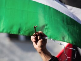 Une presidio a favore del popolo palestinese