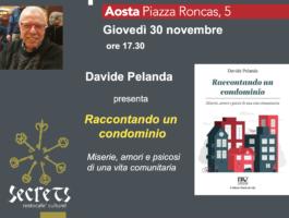 Ad Aosta, Davide Pelanda presenta il libro \