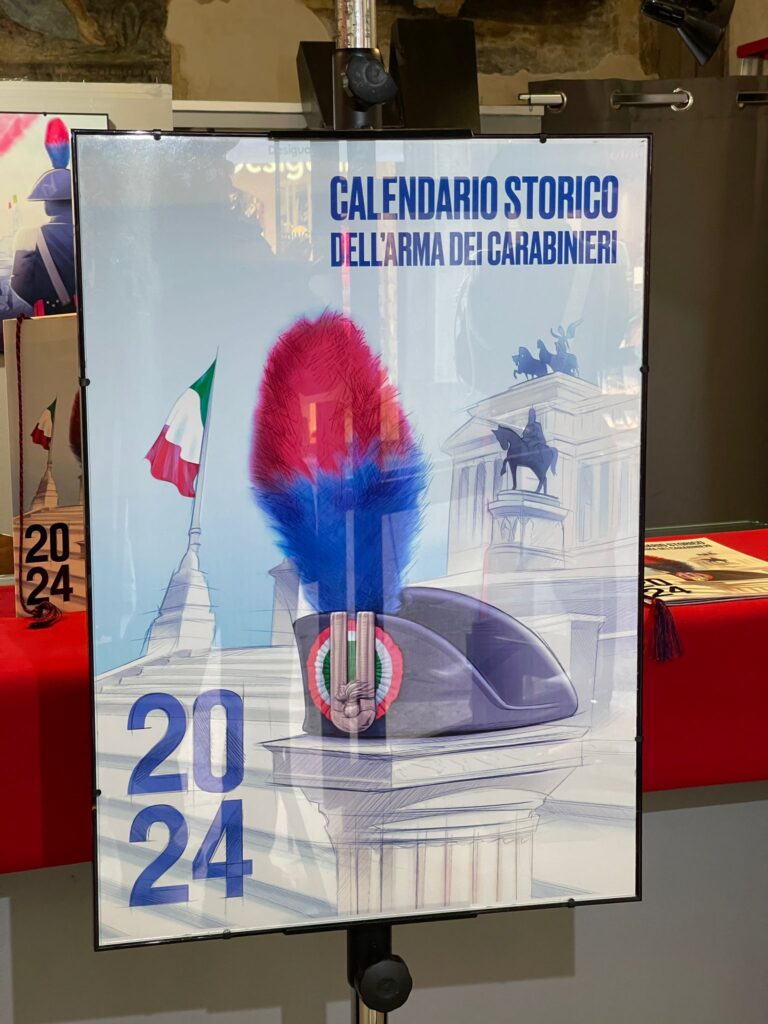 Presentato il calendario 2024 dei Carabinieri